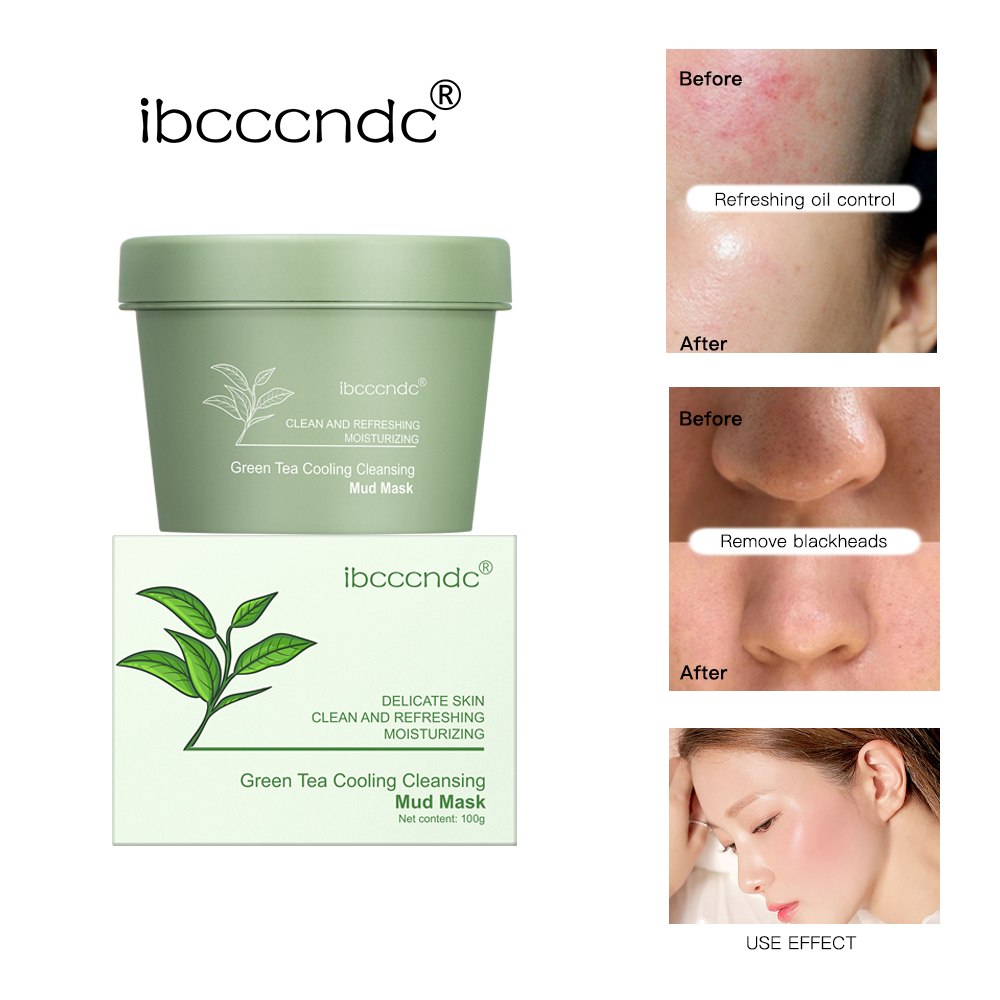 Green Tea Mud Mask Natural Ski - Green Tea Cleansing Clay Mask 评论和价格