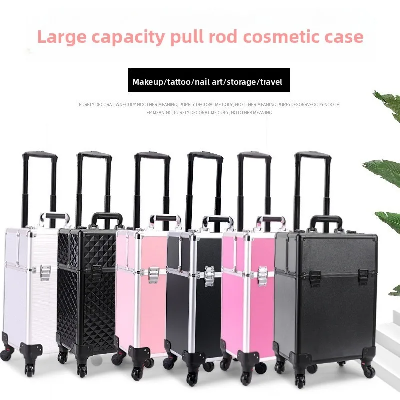 Rolling Cosmetic Luggage Organ - Nail Art 评论和价格